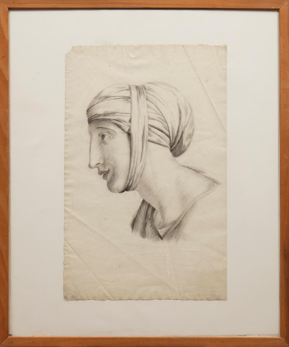 Appraisal: Venetian School early th c Untitled Woman in Headscarf graphite