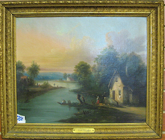 Appraisal: OIL ON CANVAS ATTRIBUTED TO JOHANNES HERMANUS VAN HEYDEN Dutch