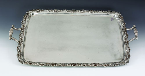 Appraisal: Philadelphia silver tray ca bearing the touch of Fletcher Gardiner