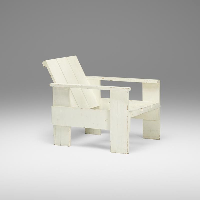 Appraisal: Gerrit Rietveld Early Crate chair Gerrit Rietveld Early Crate chair