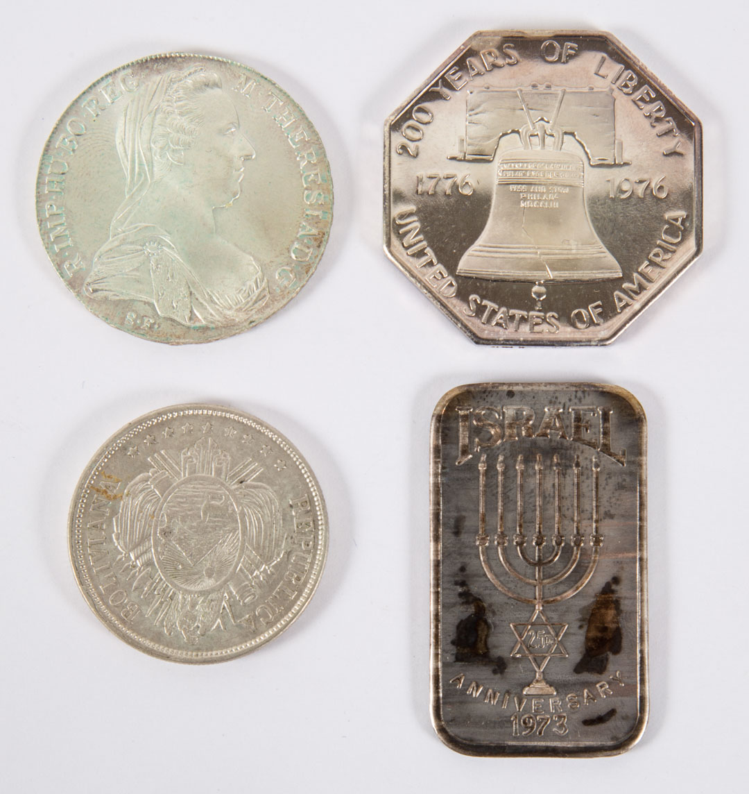 Appraisal: c Foreign Mixed Silver - A mixed silver lot comprising