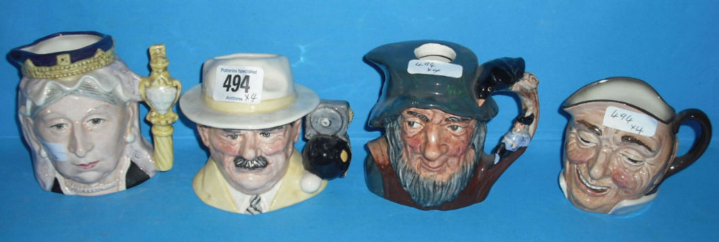 Appraisal: Royal Doulton small Character jugs Farmer John D The Bowls