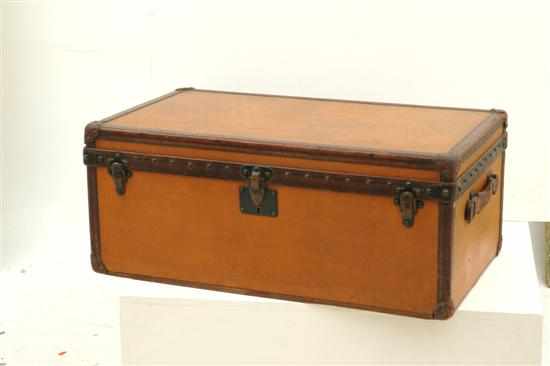 Appraisal: A Vintage cabin trunk by Louis Vuitton The early twentieth