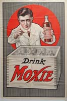 Appraisal: RARE MOXIE PAPER POSTER Large and scarce poster with the