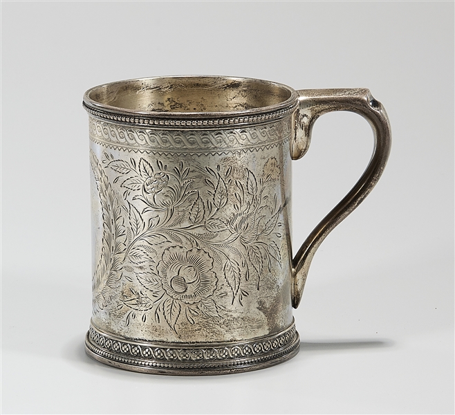 Appraisal: th C Tiffany Co English sterling cup marked Tiffany Co