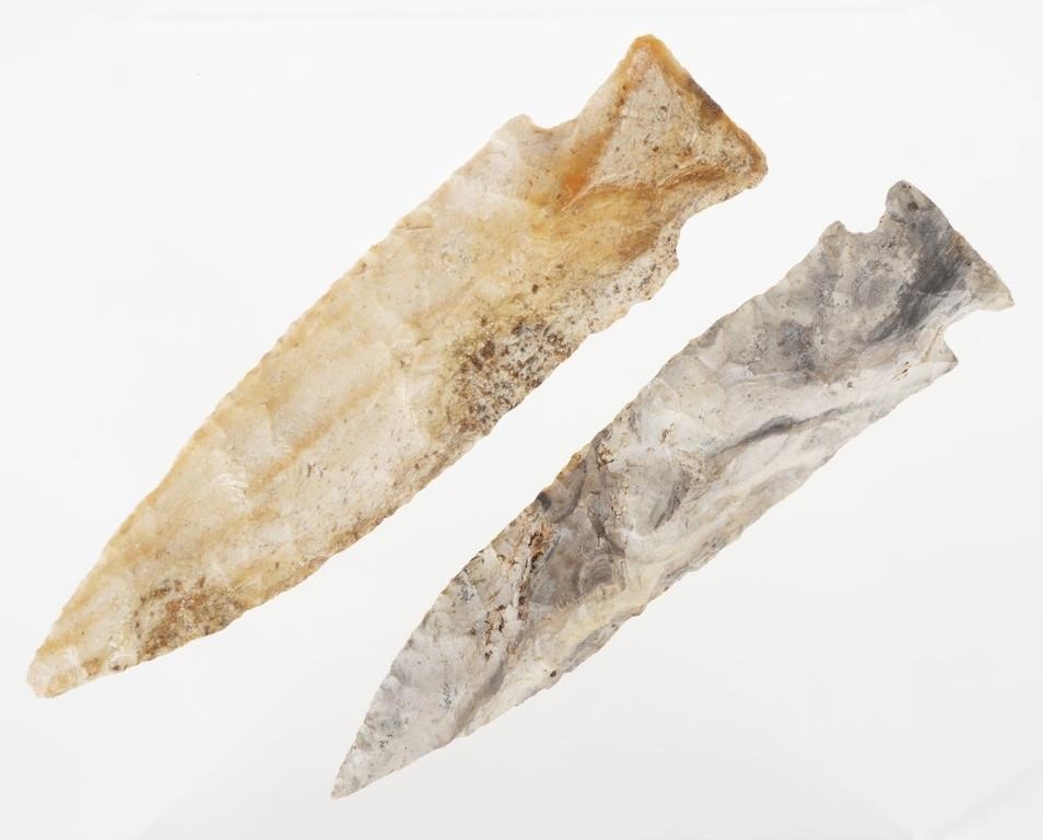 Appraisal: ARROWHEADS BOONE COUNTY SPEAR POINTSMeasure - and long One of