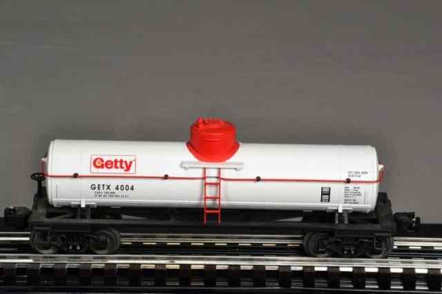 Appraisal: LIONEL GETTY DIE-CAST TANK CARTank car painted white with black