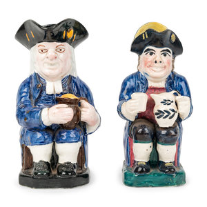 Appraisal: A Postillion Toby Jug and a Copeland and Garrett New