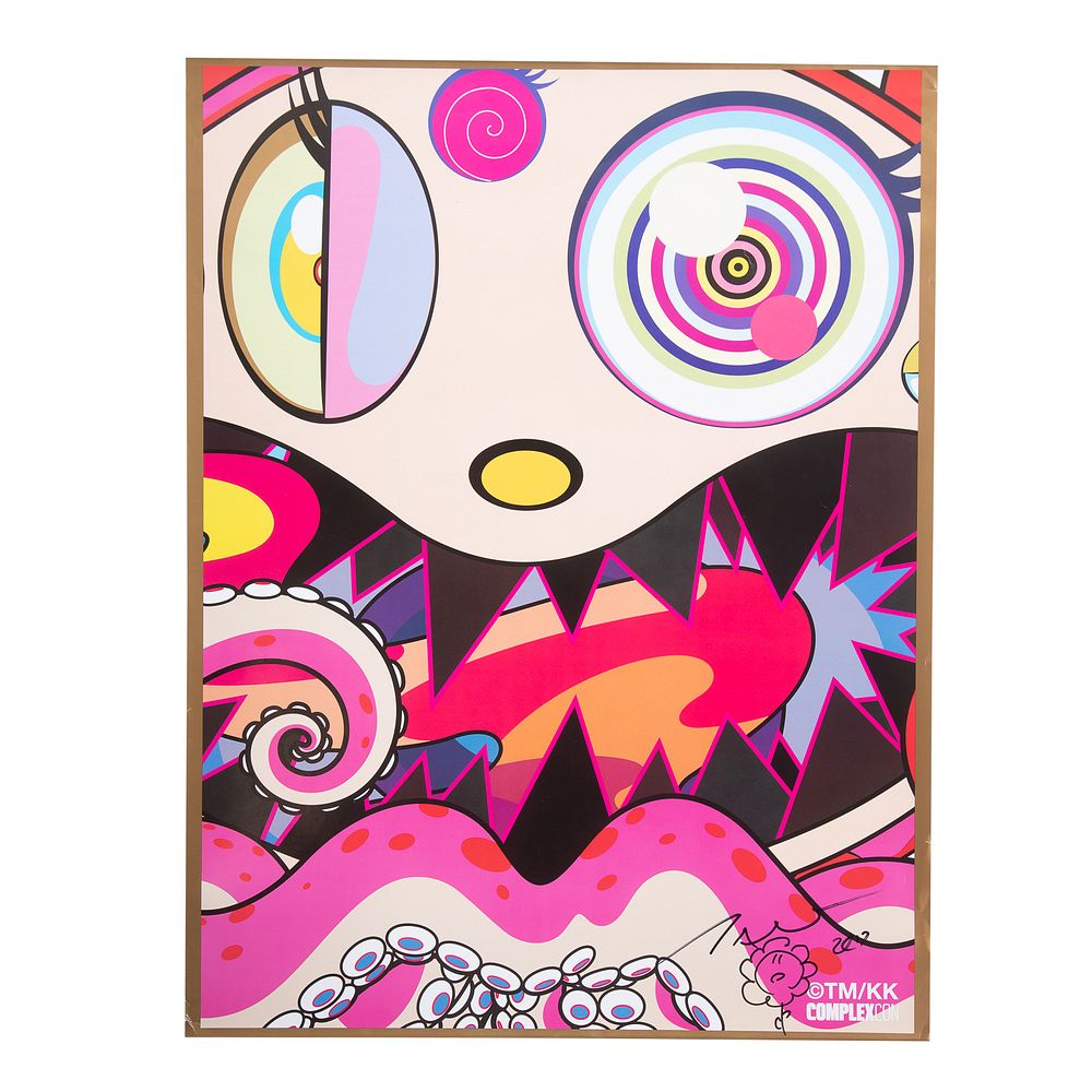 Appraisal: Takashi Murakami ComplexCon signed poster Japanese b Offset lithograph ComplexCon