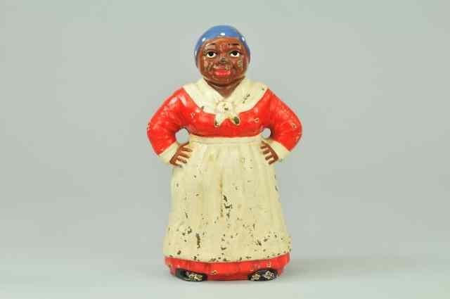 Appraisal: MAMMY DOORSTOP Hubley cast iron depicts popular caricature of full