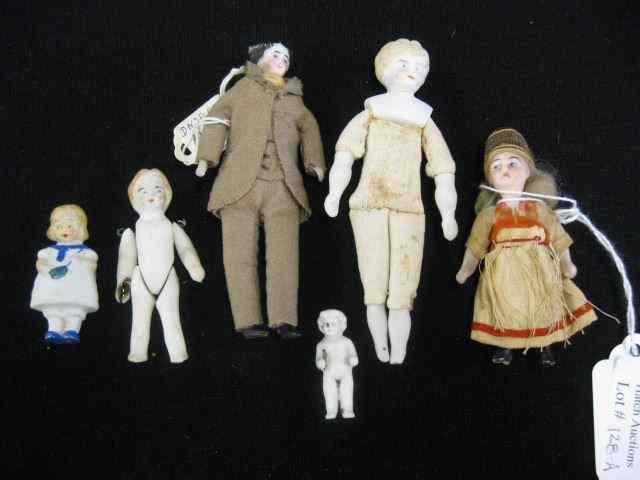 Appraisal: Antique Dolls bisque and china head movable arms '' to