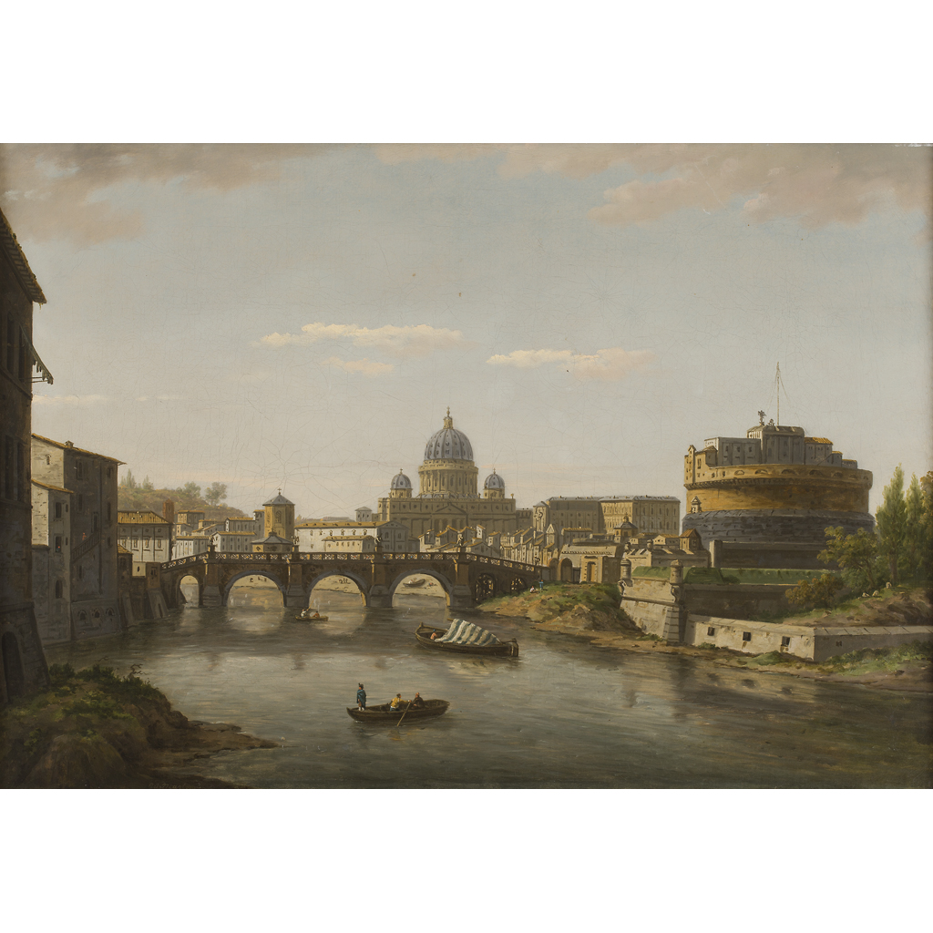 Appraisal: WILLIAM MARLOW BRITISH - VIEW OF ROME WITH ST PETER'S