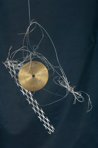 Appraisal: Katja Strunz German b Untitled Metal and wire x x