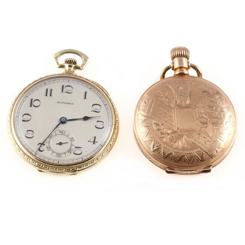 Appraisal: E Howard k Gold Openface Pocketwatch circa 's size movement