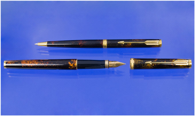 Appraisal: Parker A Parker Premier Chinese lacquer Pen and Ball pen