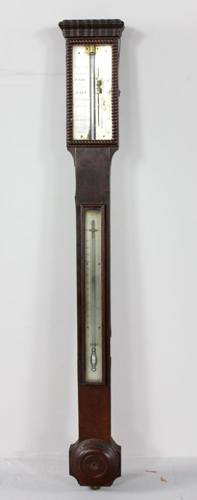 Appraisal: - Philadelphia Stick Barometer Philadelphia stick barometer made for J