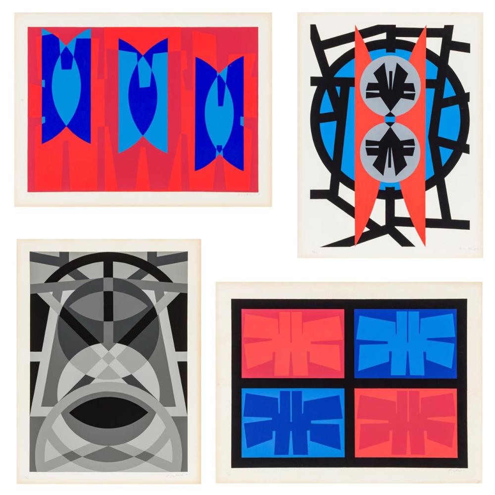 Appraisal: JIMMY ERNST American German - Untitled Group of Four Prints