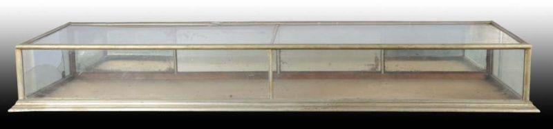 Appraisal: Country Store Display Case Description Chrome over wood Four hinged