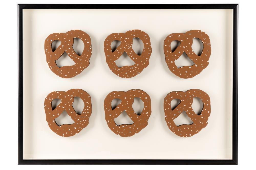 Appraisal: CLAES OLDENBURG B N Y C PRETZEL set of six