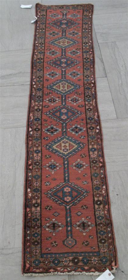 Appraisal: Heriz runner north west persia circa early th century