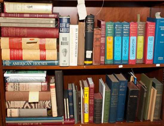 Appraisal: Approximately vols of art price guides history fiction etc Estimate