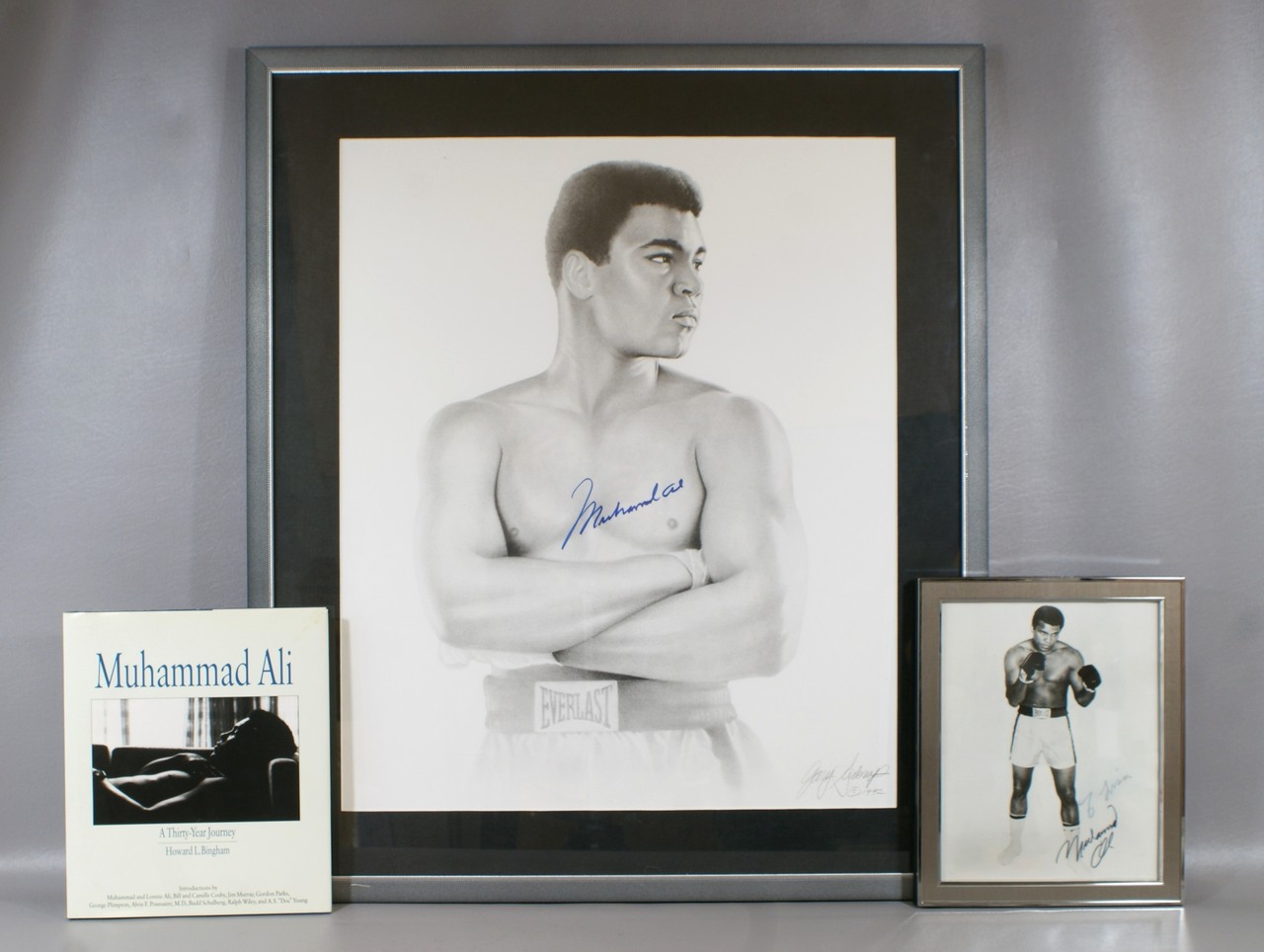 Appraisal: Muhammad Ali signed Gary Saderup Everlast Boxing Lithograph c x