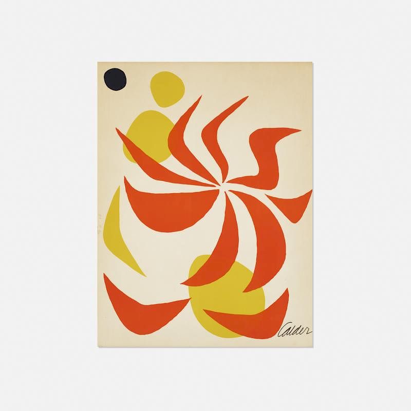 Appraisal: Alexander Calder Untitled Alexander Calder Untitled c screenprint on paper