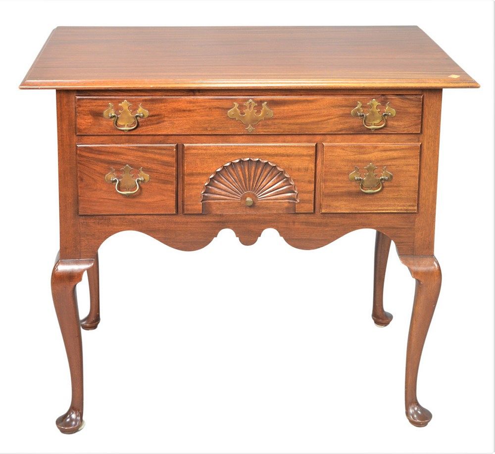 Appraisal: Margolis Queen Anne Style Lowboy height inches top x Margolis