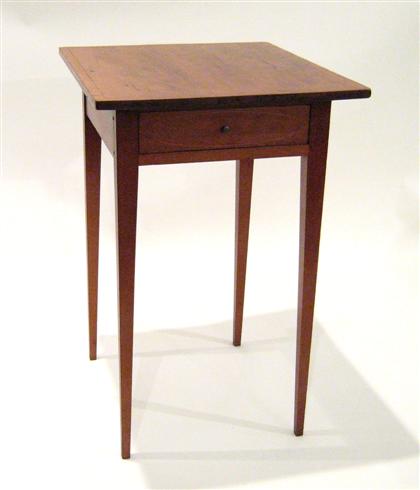 Appraisal: Federal cherry work table th century H in W in