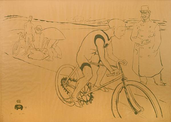 Appraisal: Henri de Toulouse-Lautrec French - Cycle Michel W P D