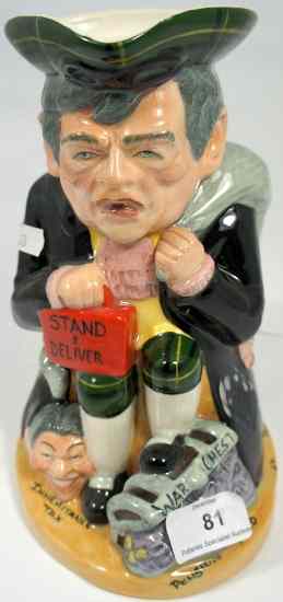 Appraisal: Bairstow Manor Pottery Stand Deliver Large Toby Jug