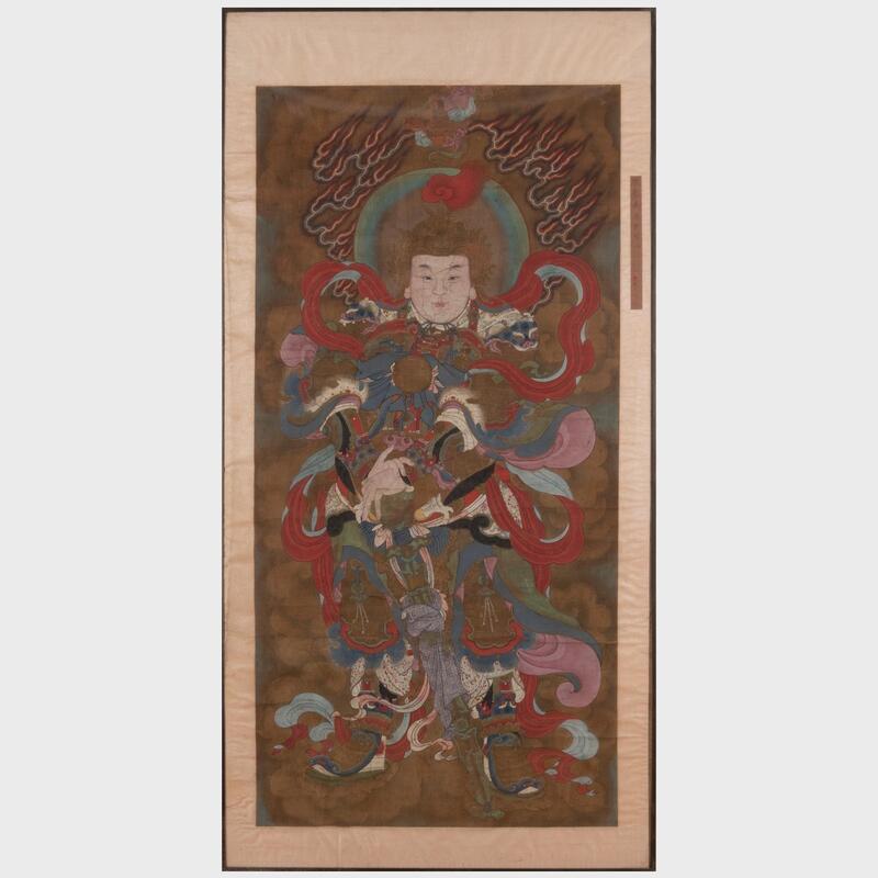 Appraisal: Japanese Scroll Fragment of an Immortal The image x in