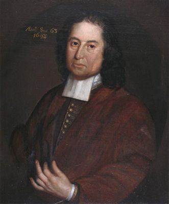 Appraisal: English School Portrait of a gentleman wearing red aged Inscribed