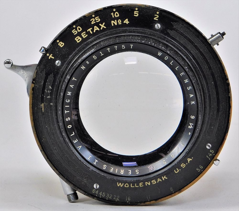 Appraisal: Wollensak Series II Anastigmat - f Lens Wollensak Series II