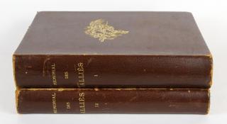 Appraisal: French volume leather books Memorial des Allies French volume leather