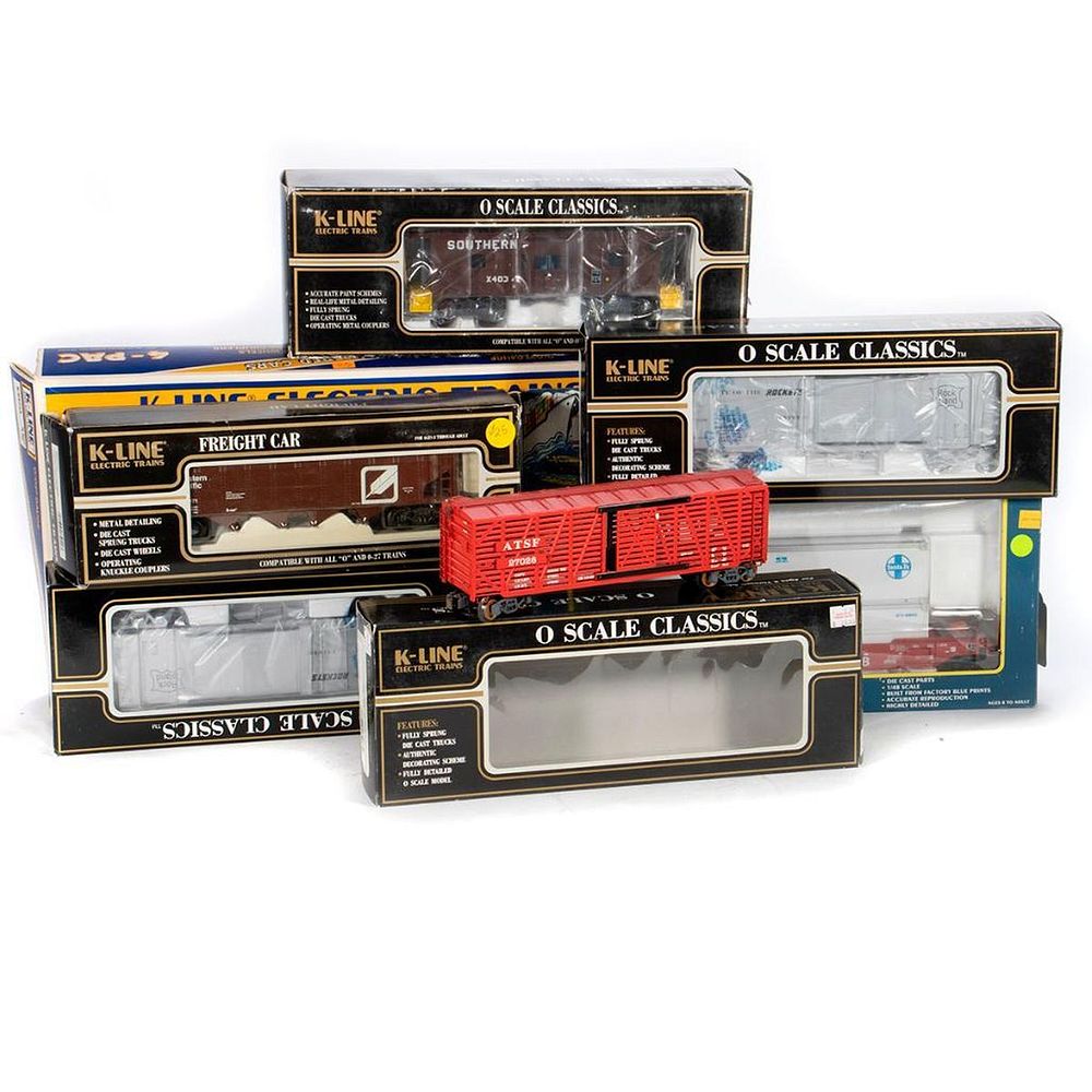 Appraisal: O Gauge K-Line Freight Cars K - Southern Bay Window