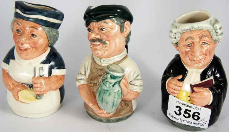 Appraisal: Royal Doulton Doultonville Toby Jugs Albert Sagger The Potter D