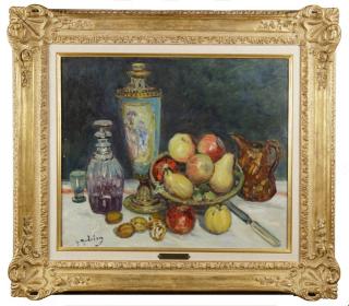 Appraisal: Gustave Madelain French oil on panel signed lower left in