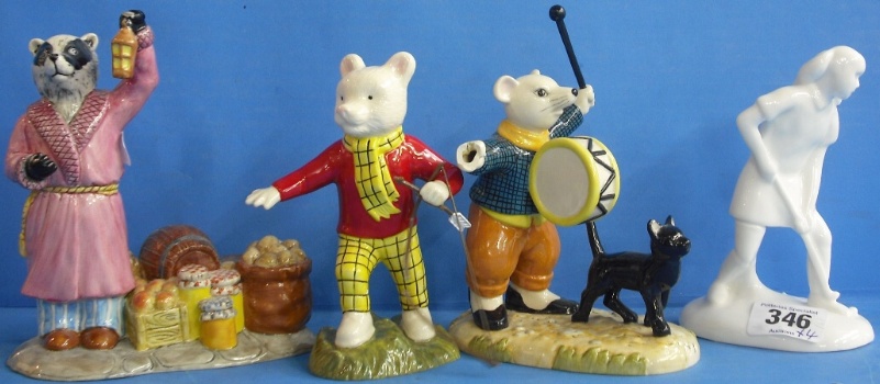 Appraisal: Royal Doulton Figures Winter Store From Wind in the Willows