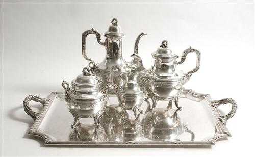 Appraisal: COFFEE AND TEA SET France end of the th century