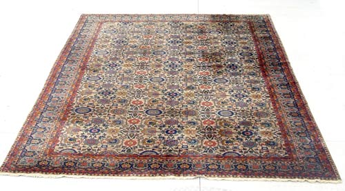 Appraisal: LARGE HAND TIED TABRIZ CARPET Approx ' '' x '