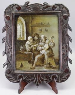 Appraisal: Flemish School Old Master Painting on Copper Flemish School Old