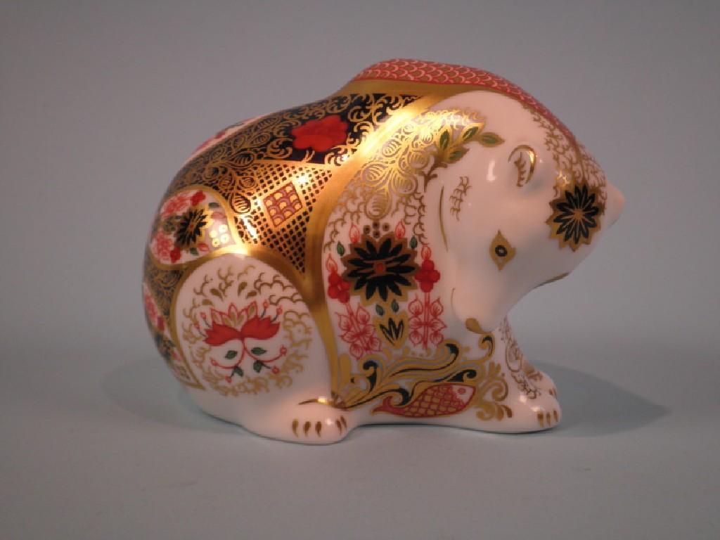 Appraisal: A Royal Crown Derby figure of a polar bear