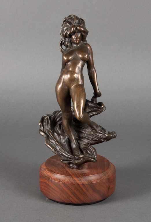 Appraisal: American School th century Modern Venus bronze brown patina modeled