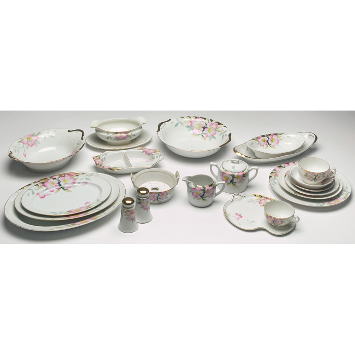 Appraisal: Nortiake Azalea china group of pieces ca Patent consisting of