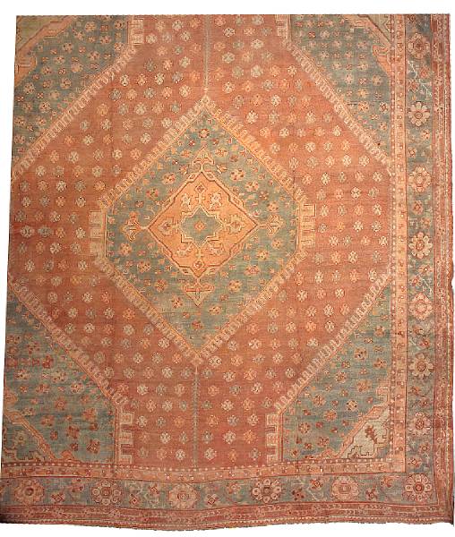 Appraisal: An Oushak carpet West Anatolia late th century size approximately