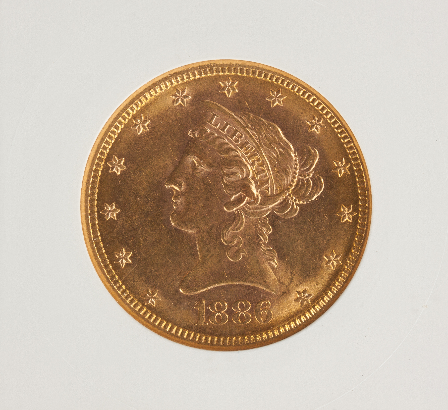 Appraisal: -S Liberty Head Ten Dollar ANACS MS