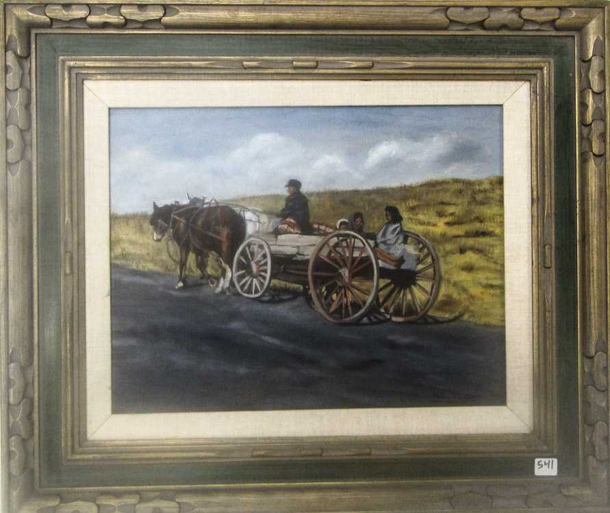 Appraisal: HELEN WINTER OIL ON CANVAS United States th century Horse