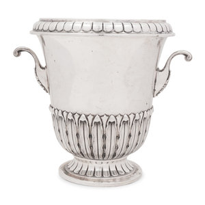 Appraisal: An Italian Silver Wine Cooler Castaudi Gautero di Emanuelli Pastore