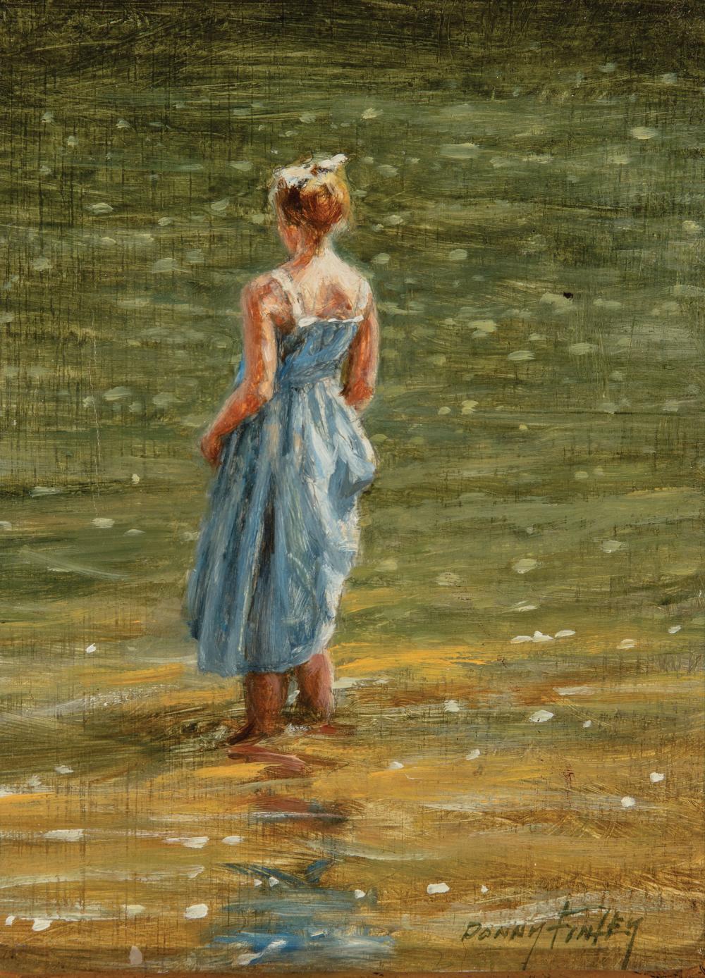 Appraisal: Donny Finley American Alabama b Wading in the Waters oil